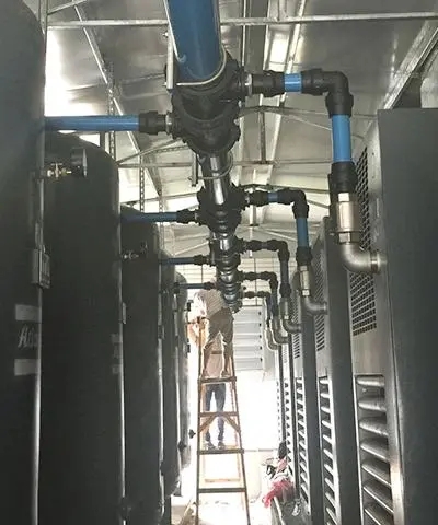 空压机管道安装4